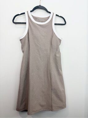Beyond Yoga Spacedye Outlines Dress Oat Heather | White Size Small